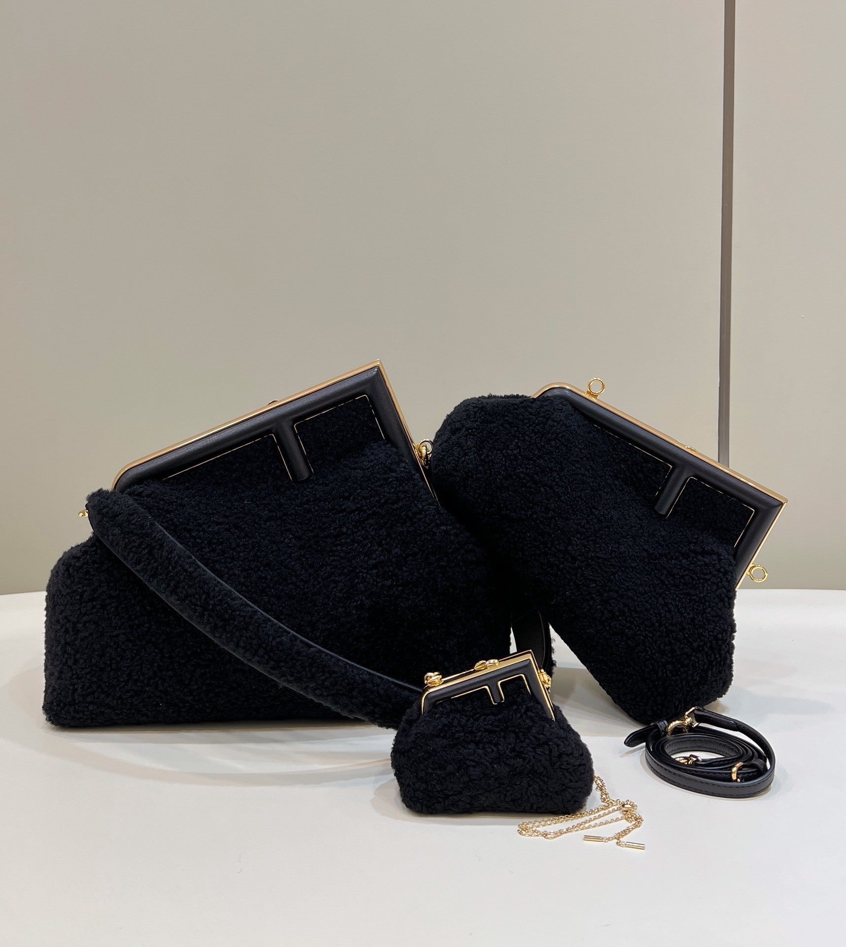 FENDI First Series Lambskin Handbag