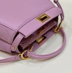 FENDI Peekaboo Soft Leather Handbag