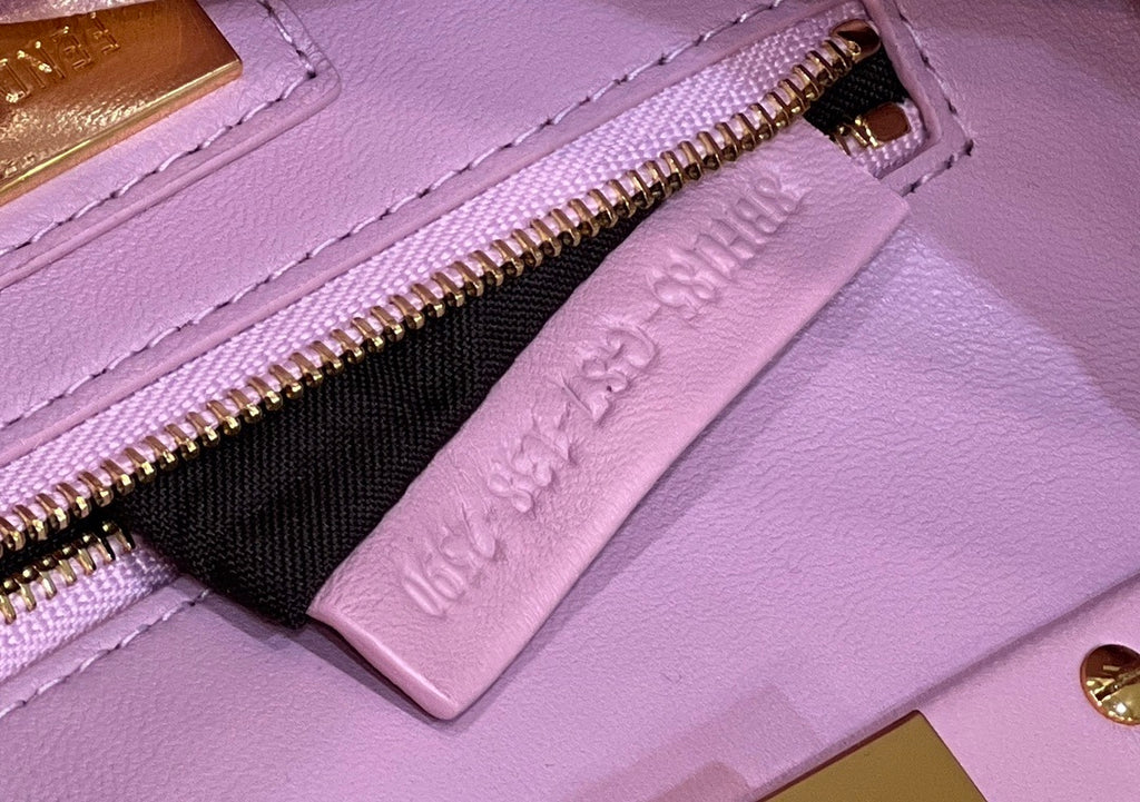 FENDI Peekaboo Soft Leather Handbag