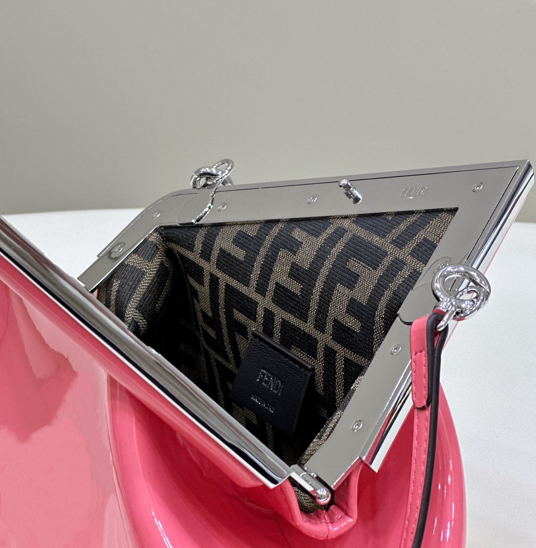 FENDI First Series Patent Leather Handbag