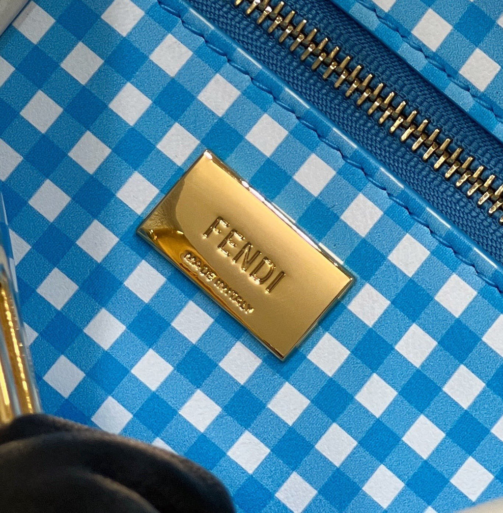FENDI Peekaboo Soft Leather Handbag