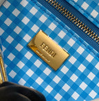 FENDI Peekaboo Soft Leather Handbag