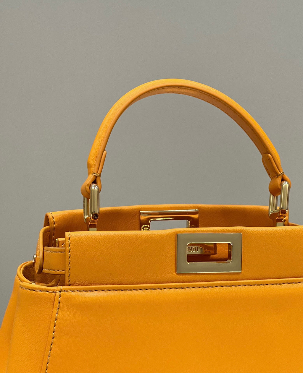 FENDI Peekaboo Lambskin Handbag