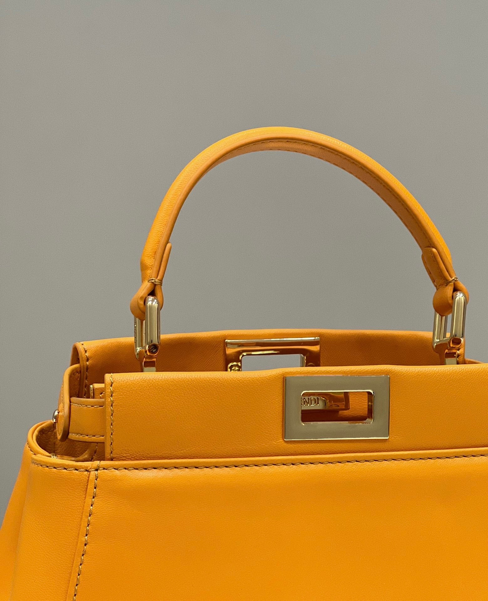 FENDI Peekaboo Lambskin Handbag
