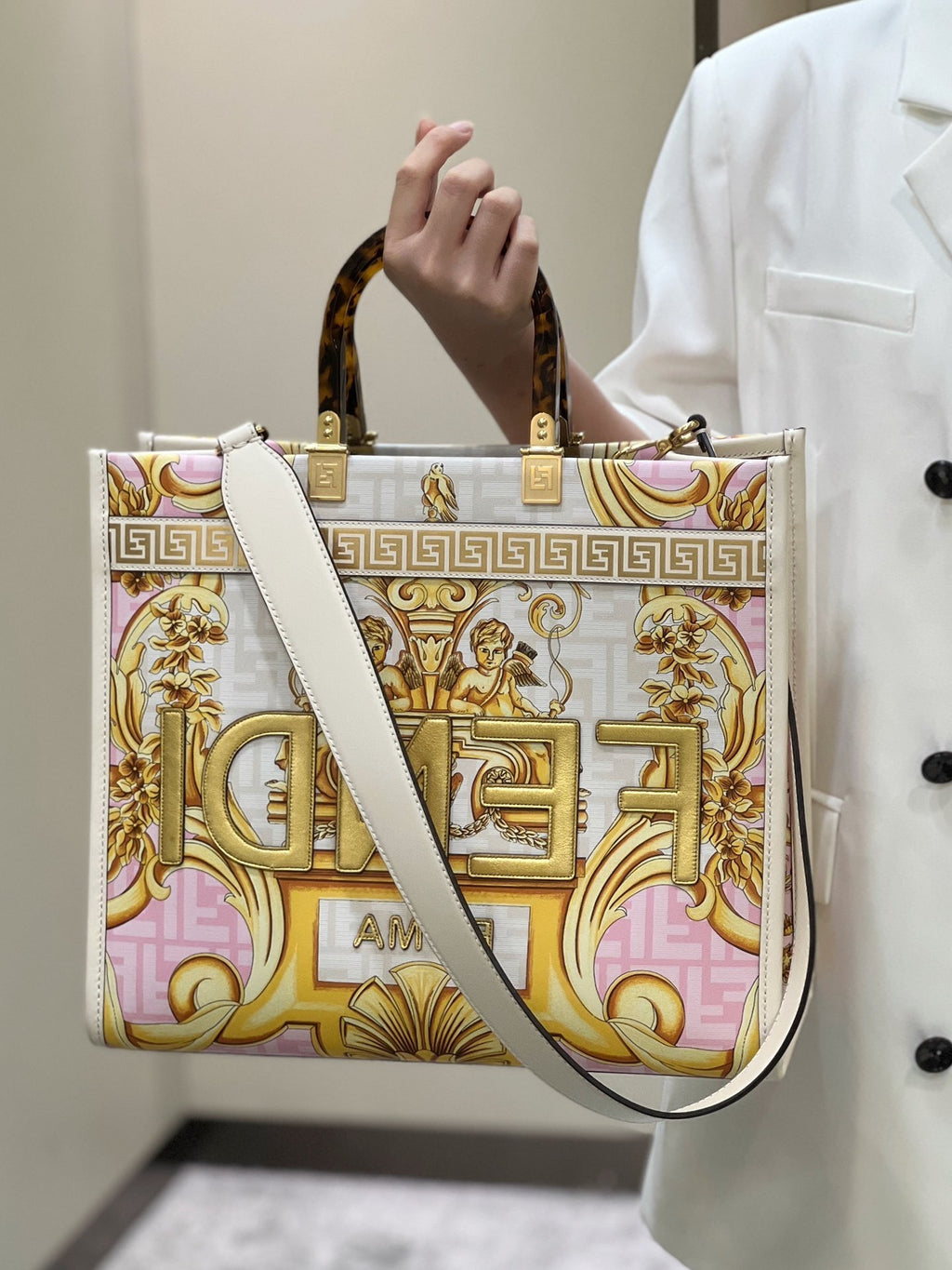 FENDI x Versace Tote Bag