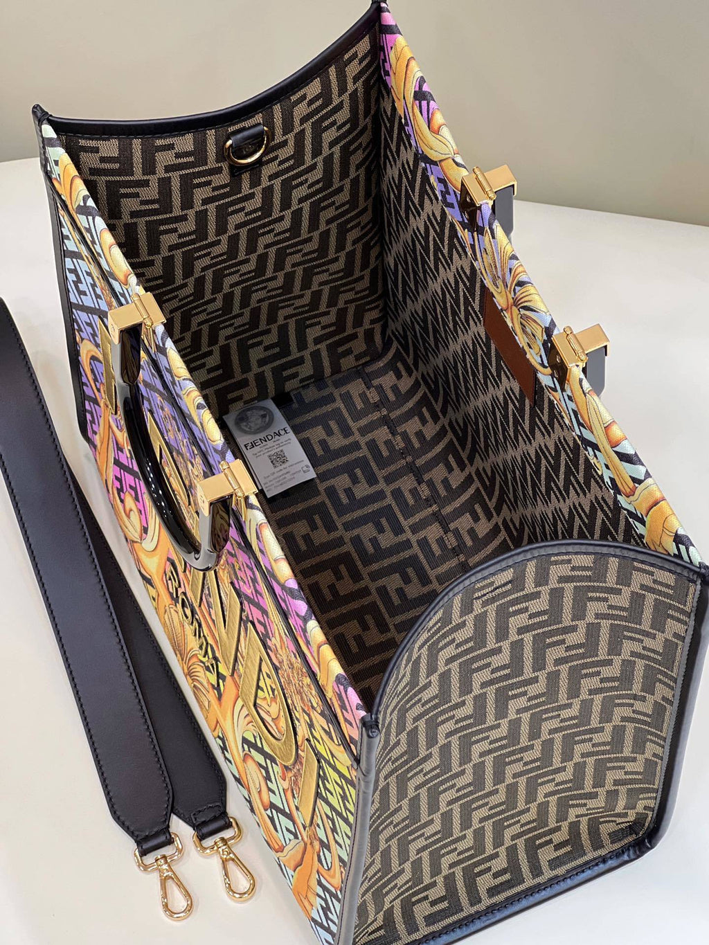 FENDI x Versace Tote Bag