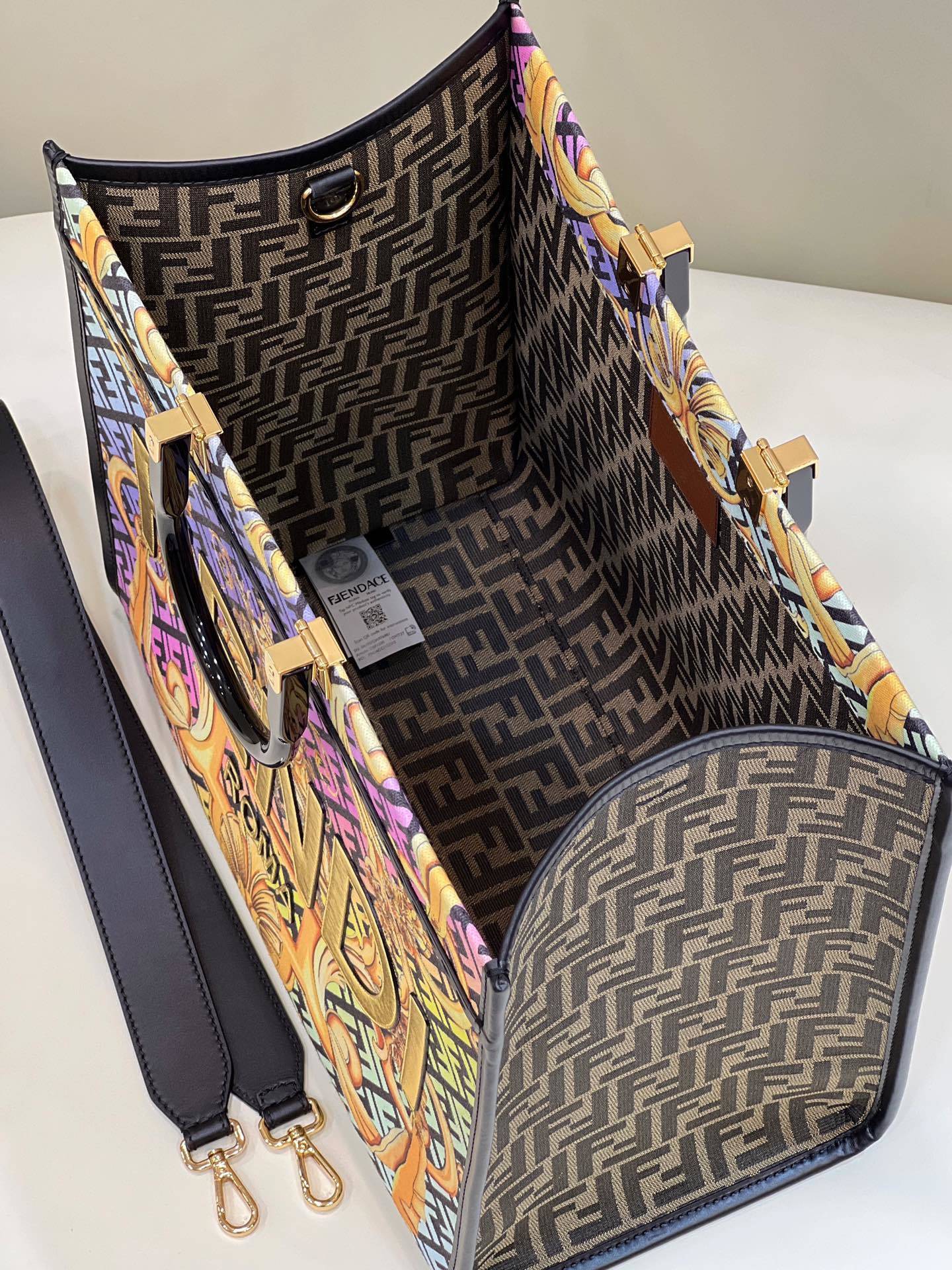 FENDI x Versace Tote Bag