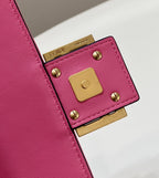 FENDI FF-Embossed Flap Handbag