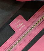 FENDI FF-Embossed Flap Handbag