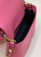 FENDI FF-Embossed Flap Handbag