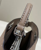FENDI Peekaboo Small Leather Handbag