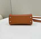 FENDI Peekaboo Leather Handbag