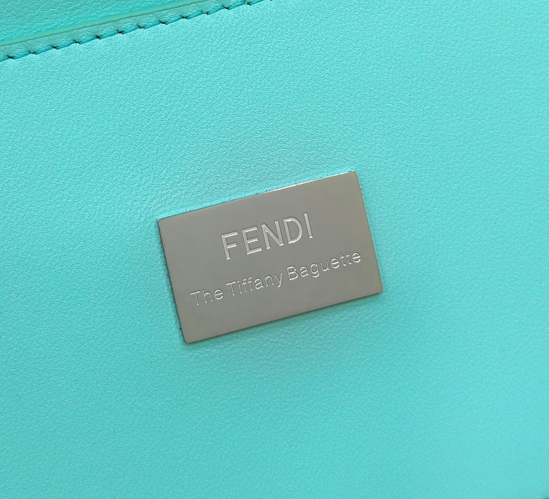 FENDI x Tiffany & Co. Baguette Leather Handbag