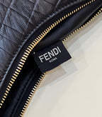 FENDI Fendigraphy Croc-Embossed Handbag