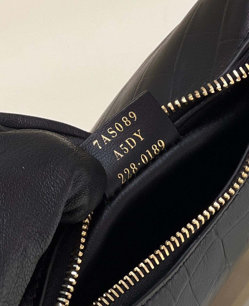 FENDI Fendigraphy Croc-Embossed Mini Handbag