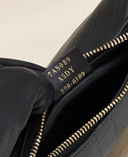 FENDI Fendigraphy Croc-Embossed Mini Handbag