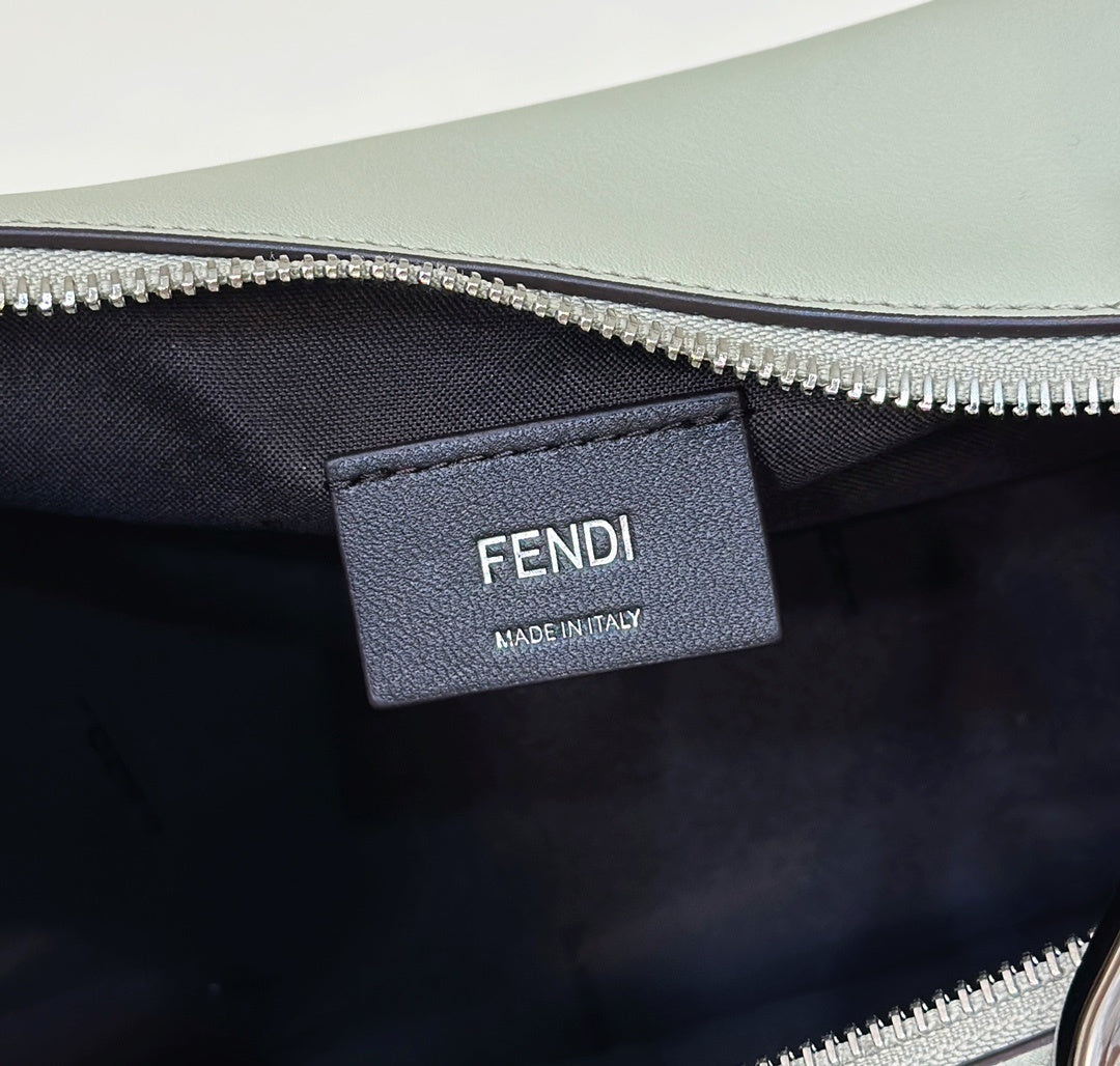 FENDI Fendigraphy Leather Large Handbag