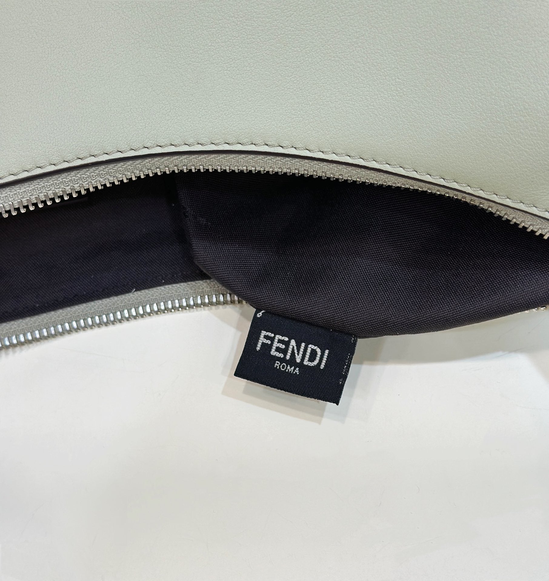 FENDI Fendigraphy Leather Large Handbag