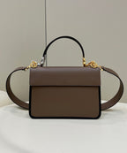 FENDI FF-Embossed Flap Handbag