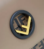FENDI FF-Embossed Flap Handbag