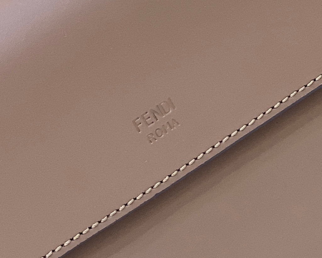 FENDI FF-Embossed Flap Handbag