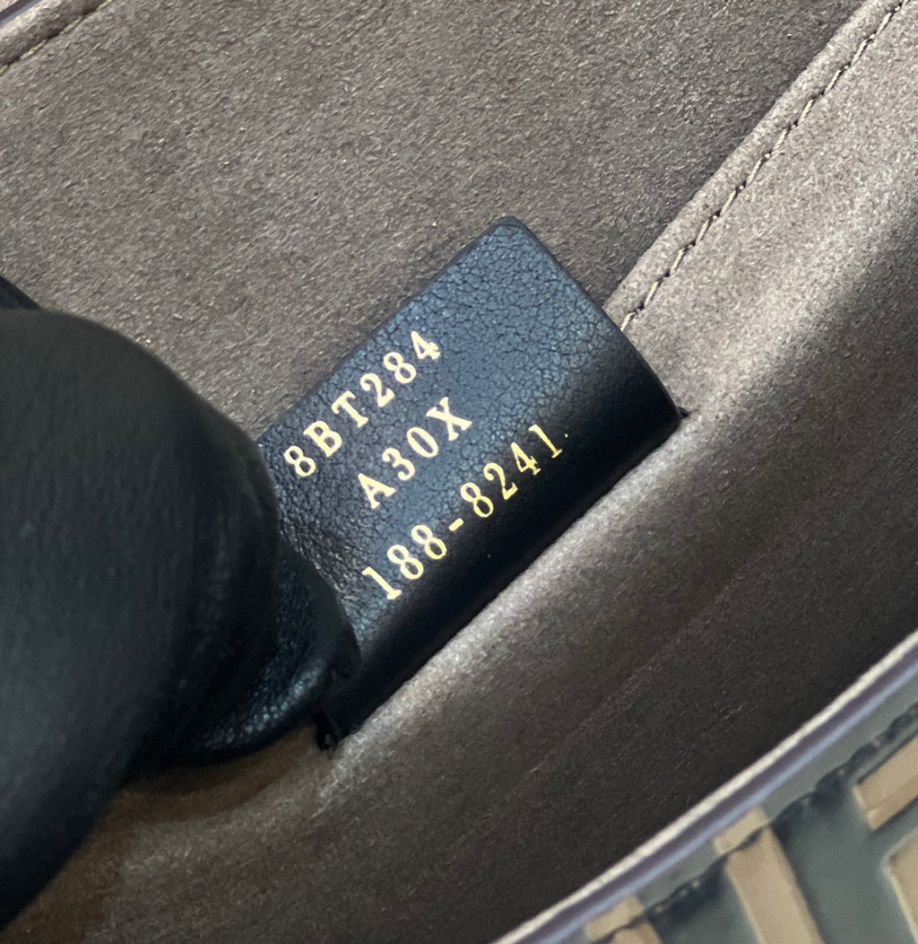 FENDI FF-Embossed Flap Handbag