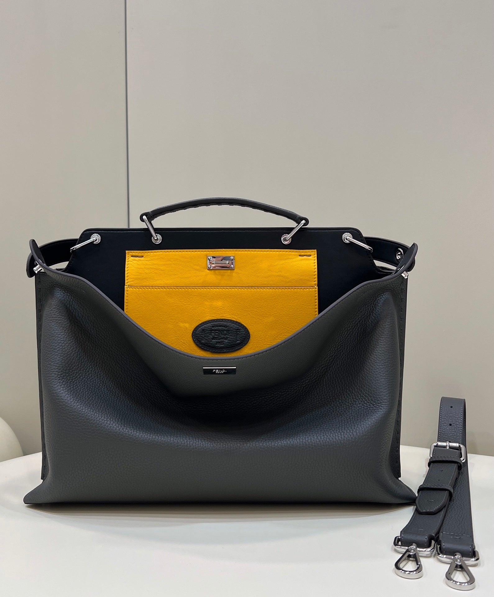 FENDI Men’s Peekaboo Large Handbag