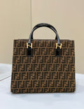 FENDI FF Canvas Tote Bag