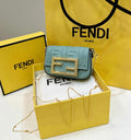 FENDI Mini Metal Baguette Handbag
