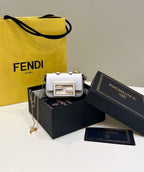 FENDI Mini Metal Baguette Handbag