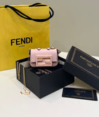 FENDI Mini Metal Baguette Handbag