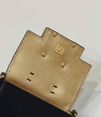 FENDI Mini Metal Baguette Handbag