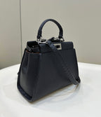 FENDI Classic Peekaboo Leather Handbag