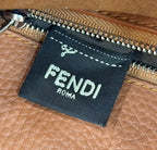 FENDI Classic Peekaboo Leather Handbag