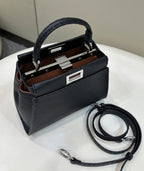 FENDI Classic Peekaboo Leather Handbag