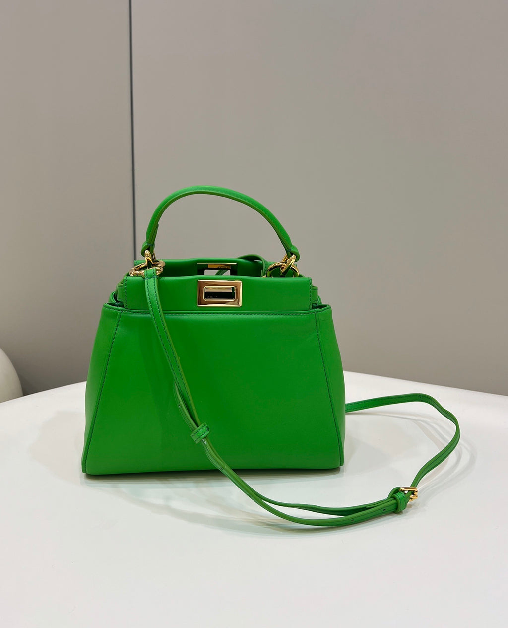 FENDI Peekaboo Soft Lambskin Handbag
