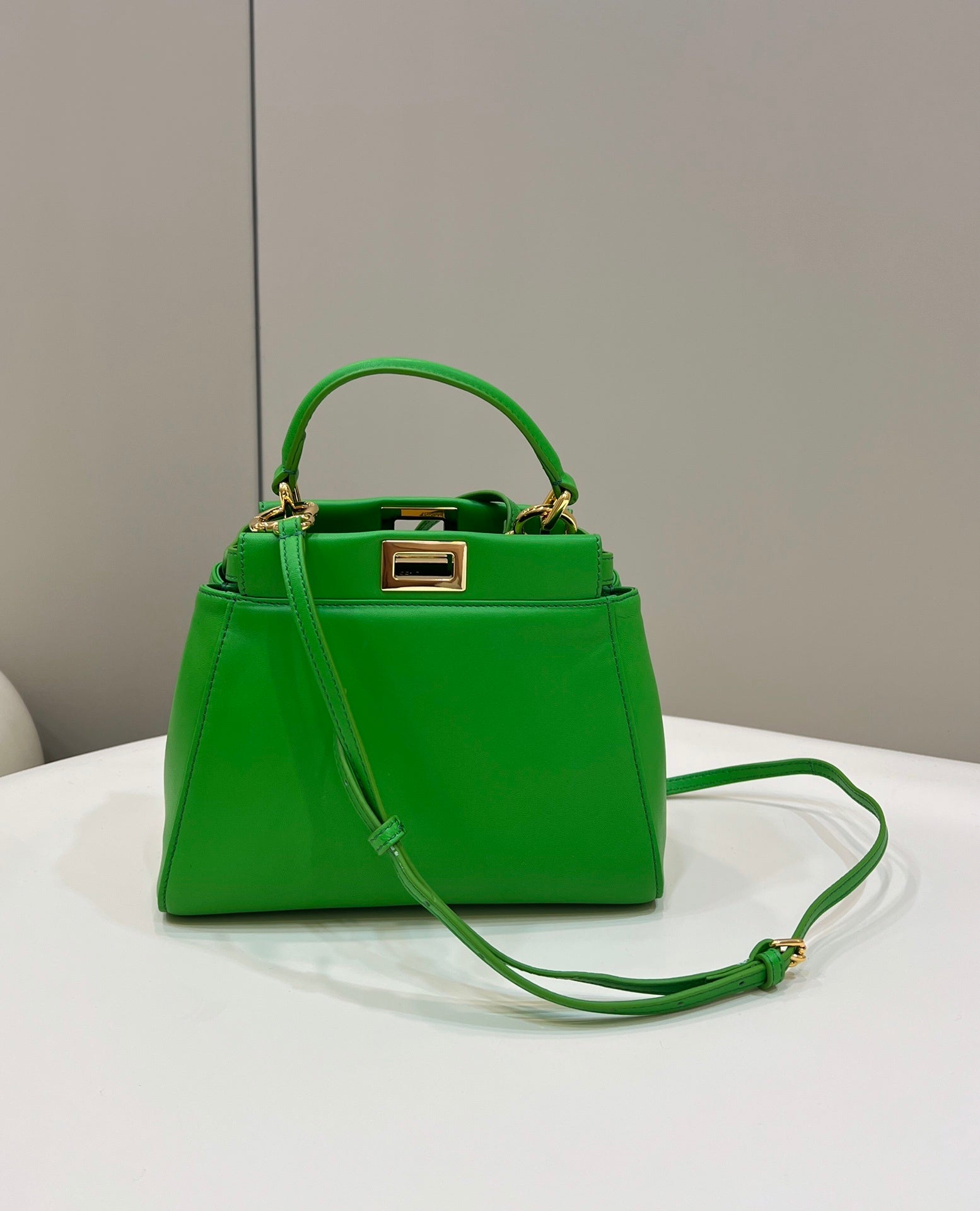 FENDI Peekaboo Soft Lambskin Handbag
