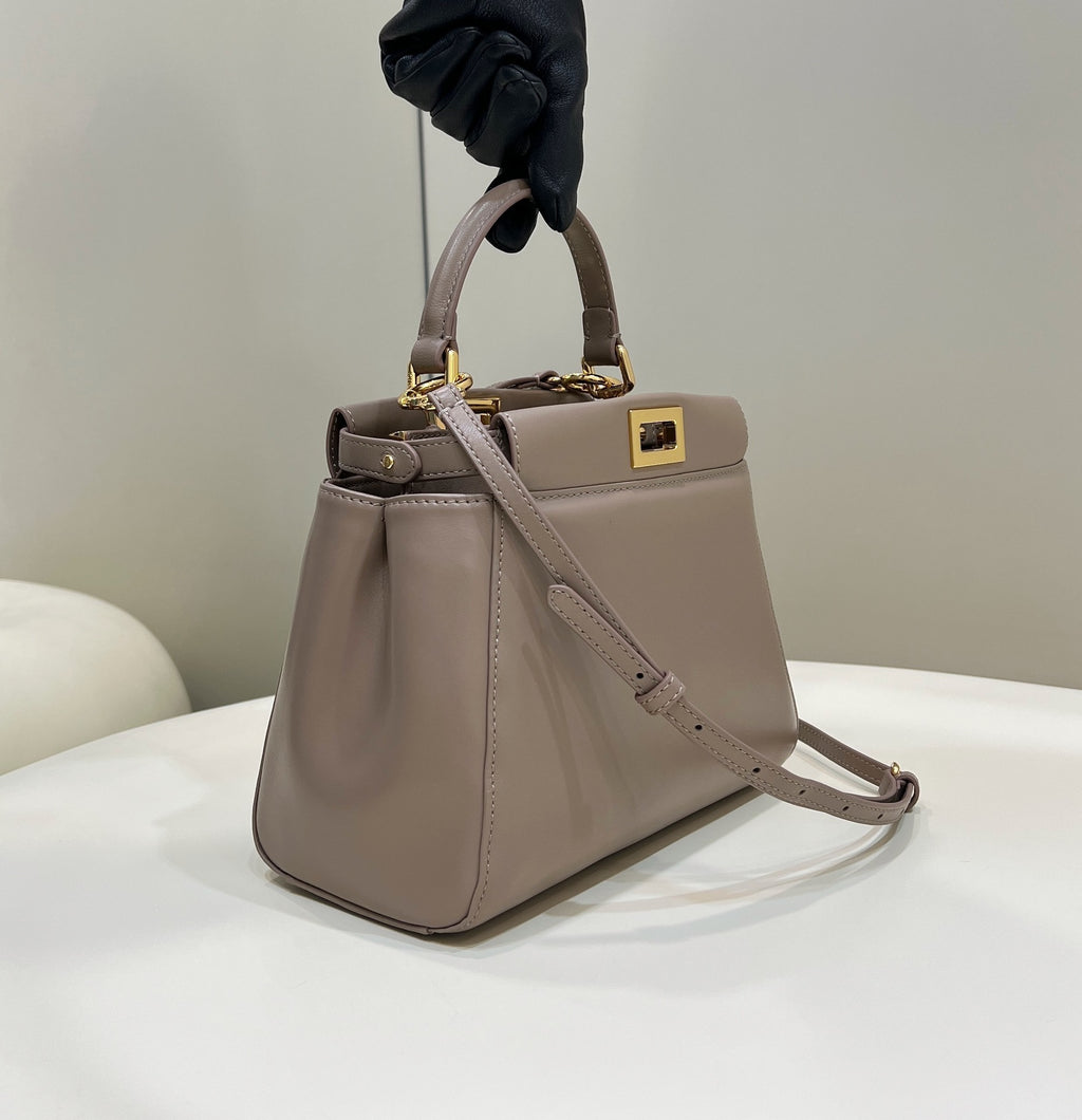 FENDI Peekaboo Soft Lambskin Handbag