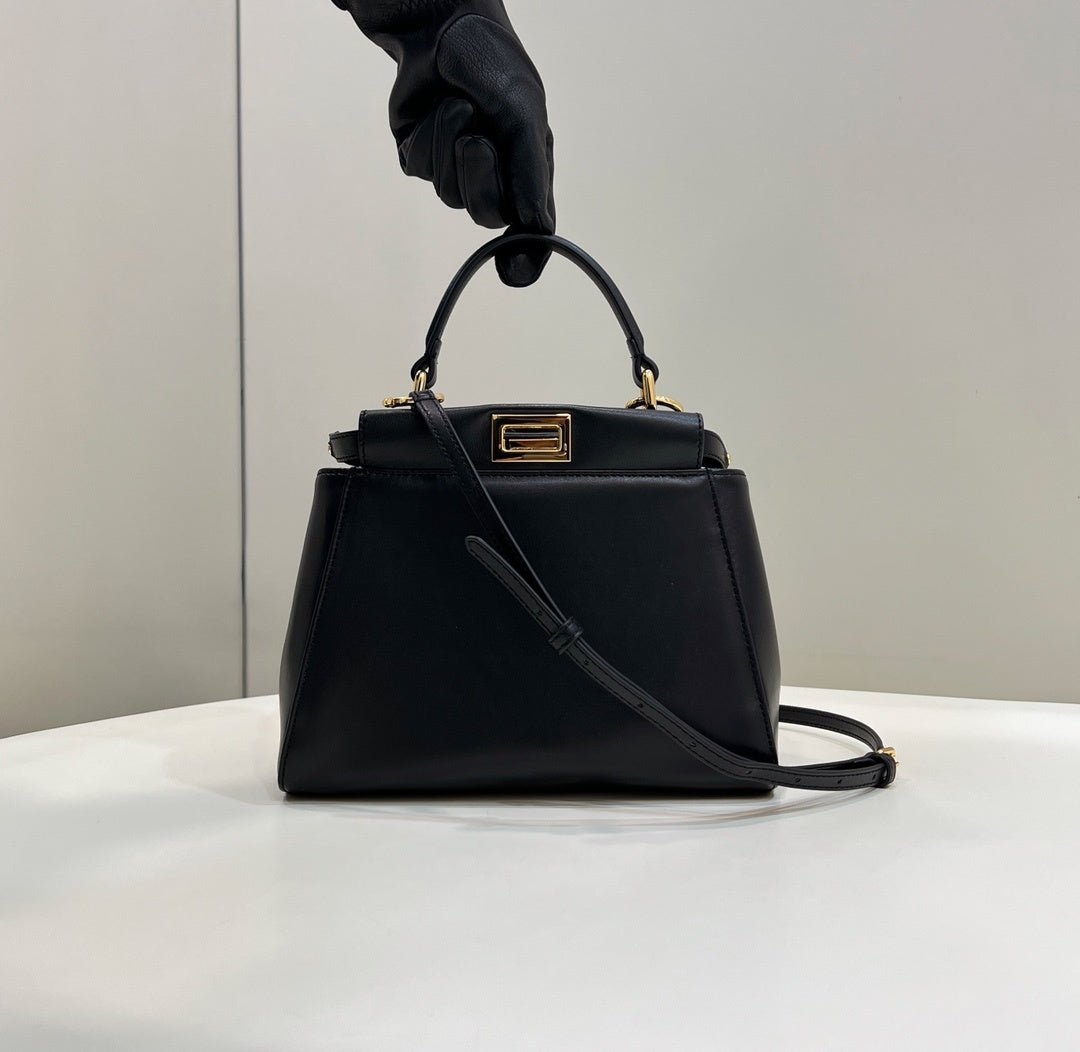 FENDI Peekaboo Soft Lambskin Handbag
