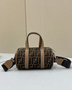 FENDI FF Canvas Pillow Bag