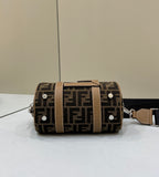 FENDI FF Canvas Pillow Bag