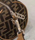 FENDI FF Canvas Pillow Bag