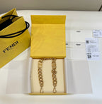 FENDI Logo Chain Shoulder Strap