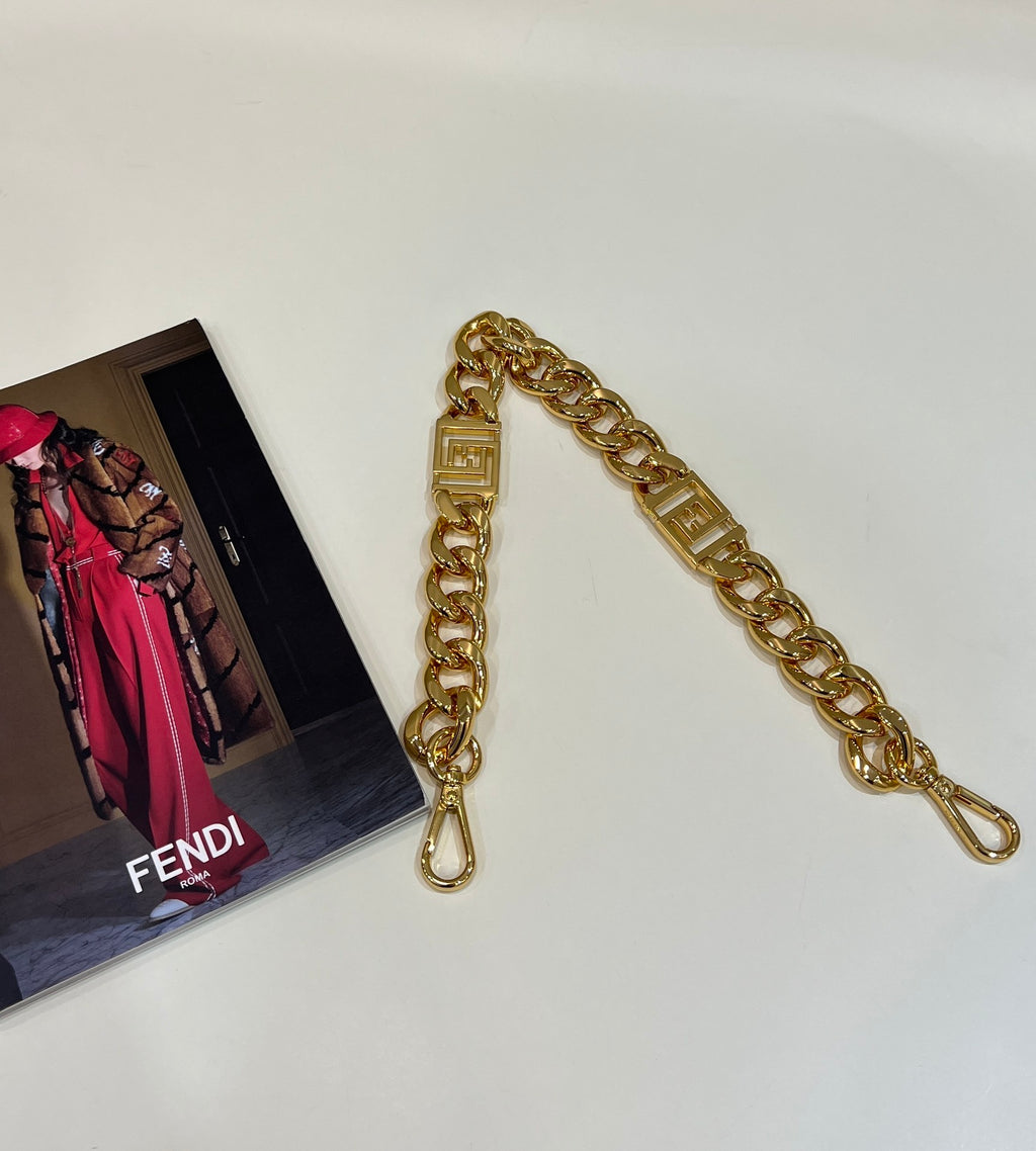 FENDI Logo Chain Shoulder Strap