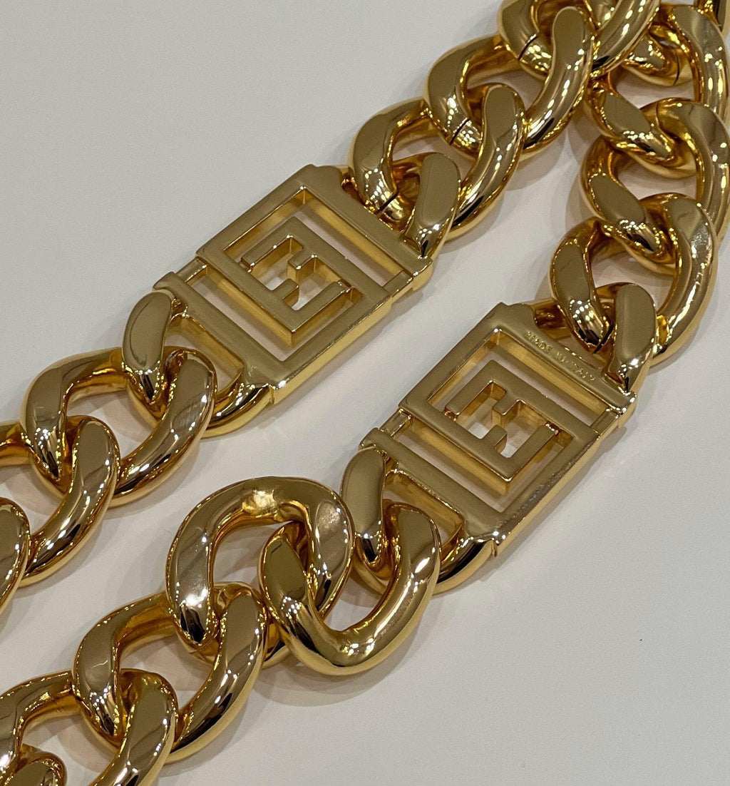 FENDI Logo Chain Shoulder Strap