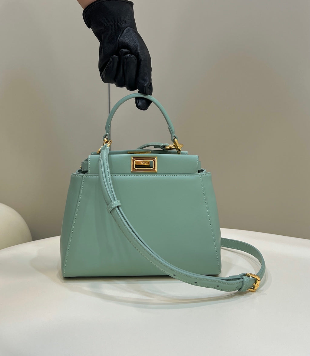 FENDI Peekaboo Lambskin Handbag
