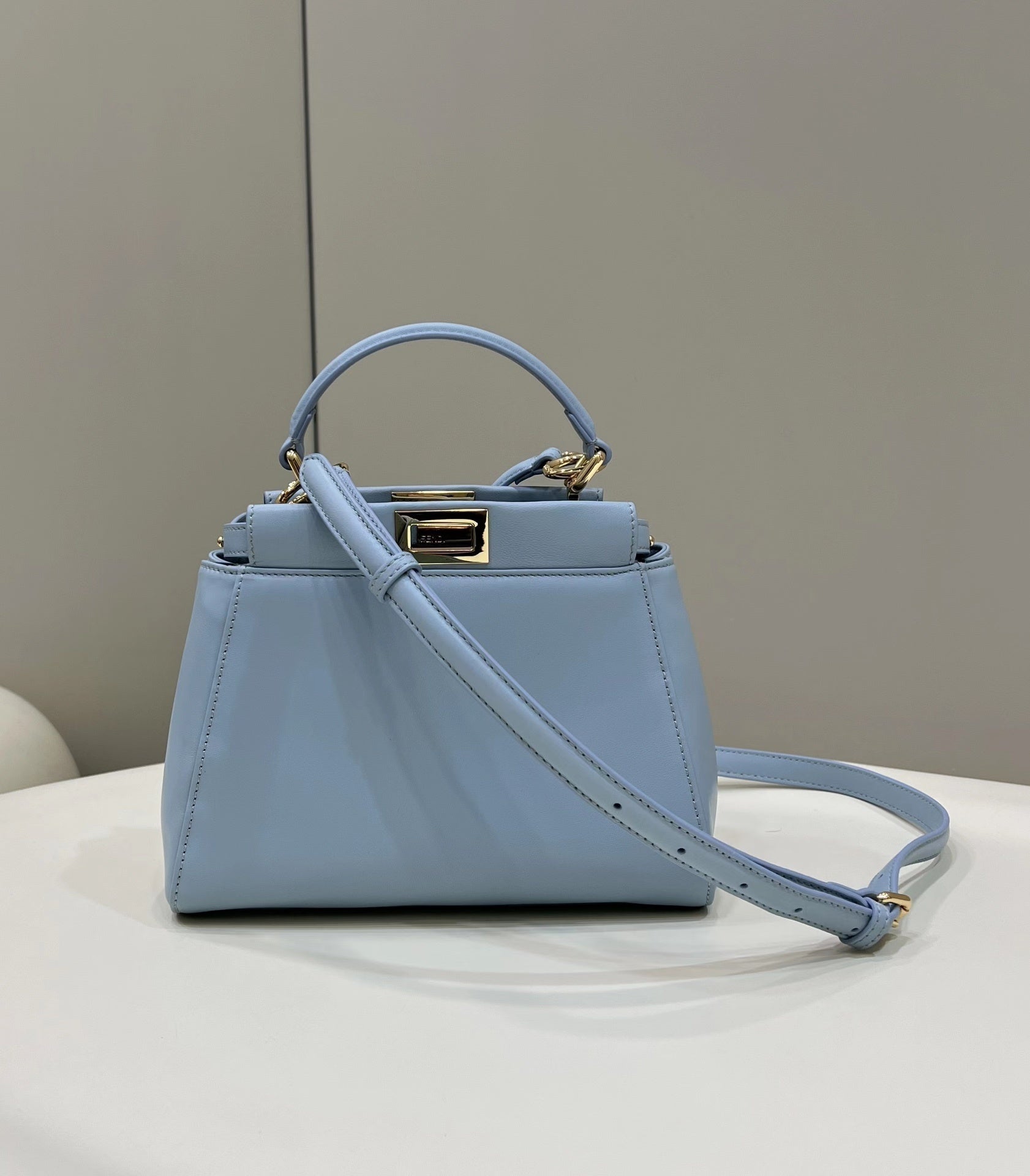 FENDI Peekaboo Lambskin Handbag