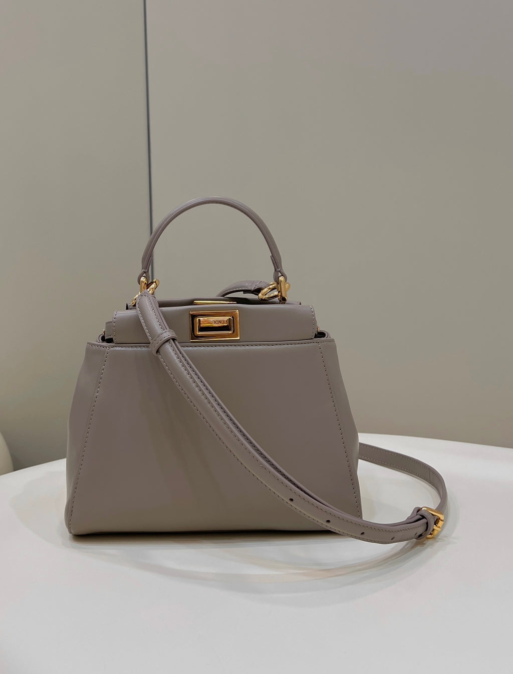 FENDI Peekaboo Lambskin Handbag