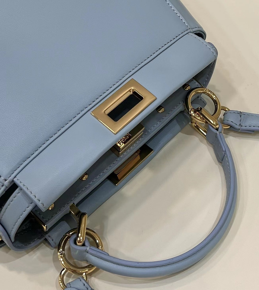 FENDI Peekaboo Lambskin Handbag