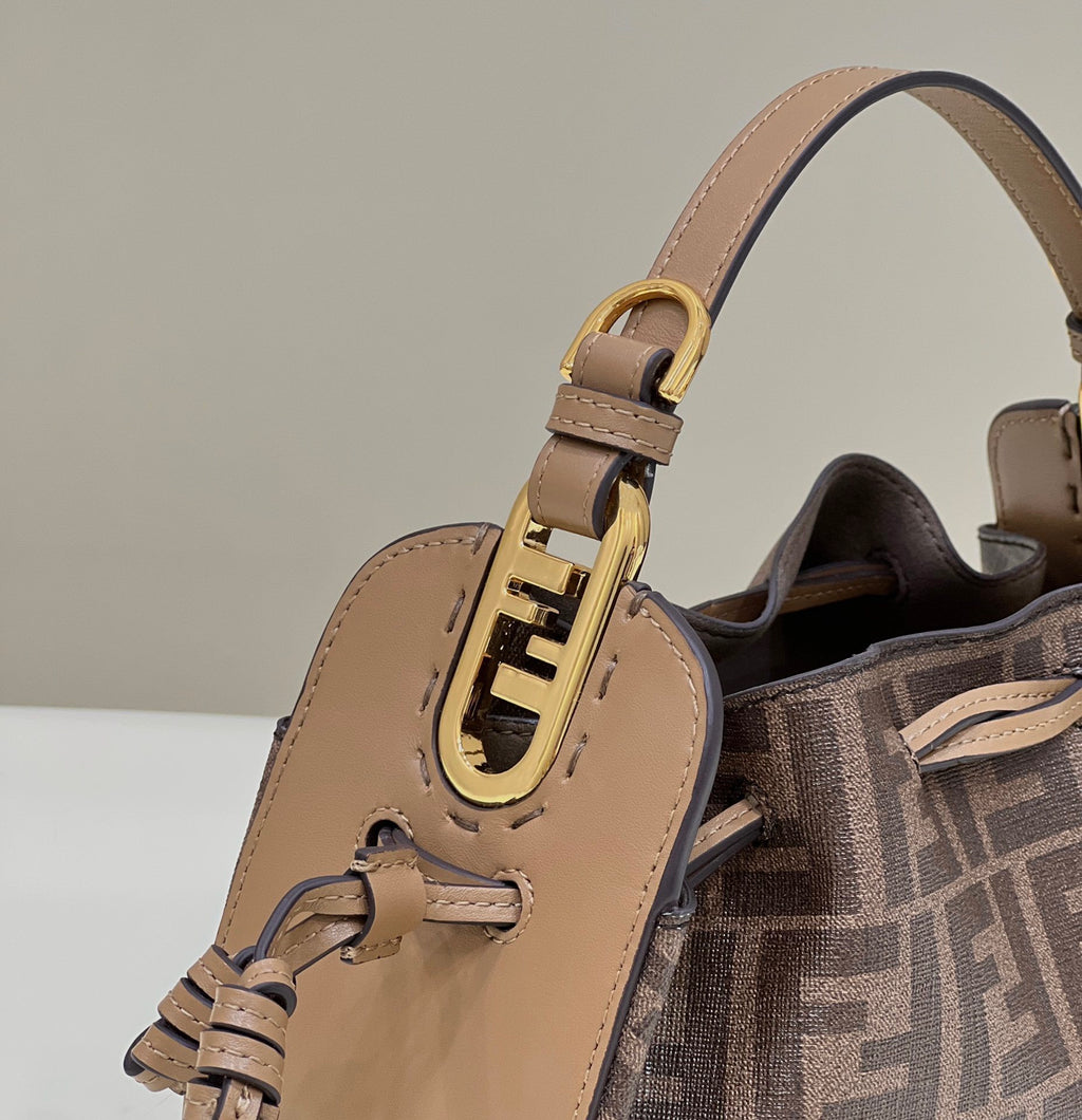 FENDI FF Drawstring Dumpling Bag